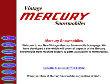 Tablet Screenshot of mercurysnowmobiles.com
